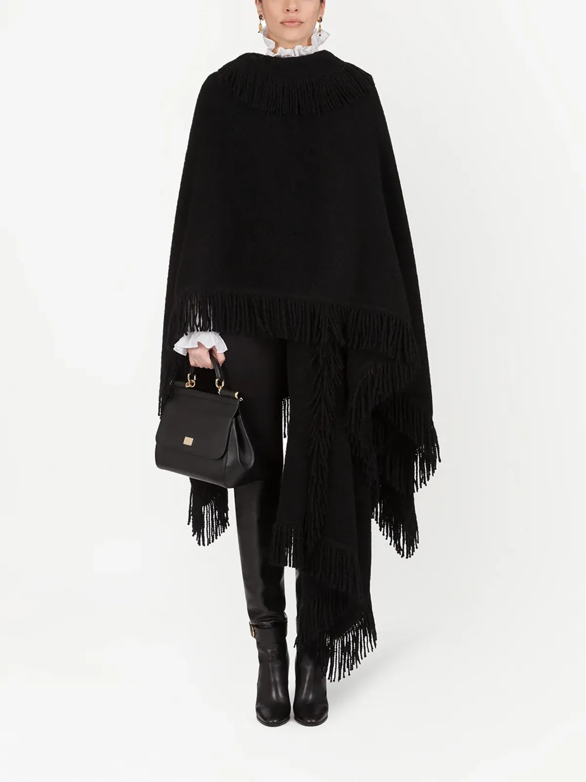 Dolce & Gabbana カヴァリーツイル・スリムカット レギンス（ブラック） - 画像2