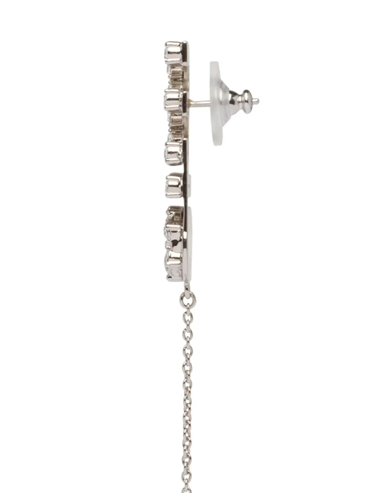 Miu Miu クリスタル装飾ペンダントピアス - 画像3