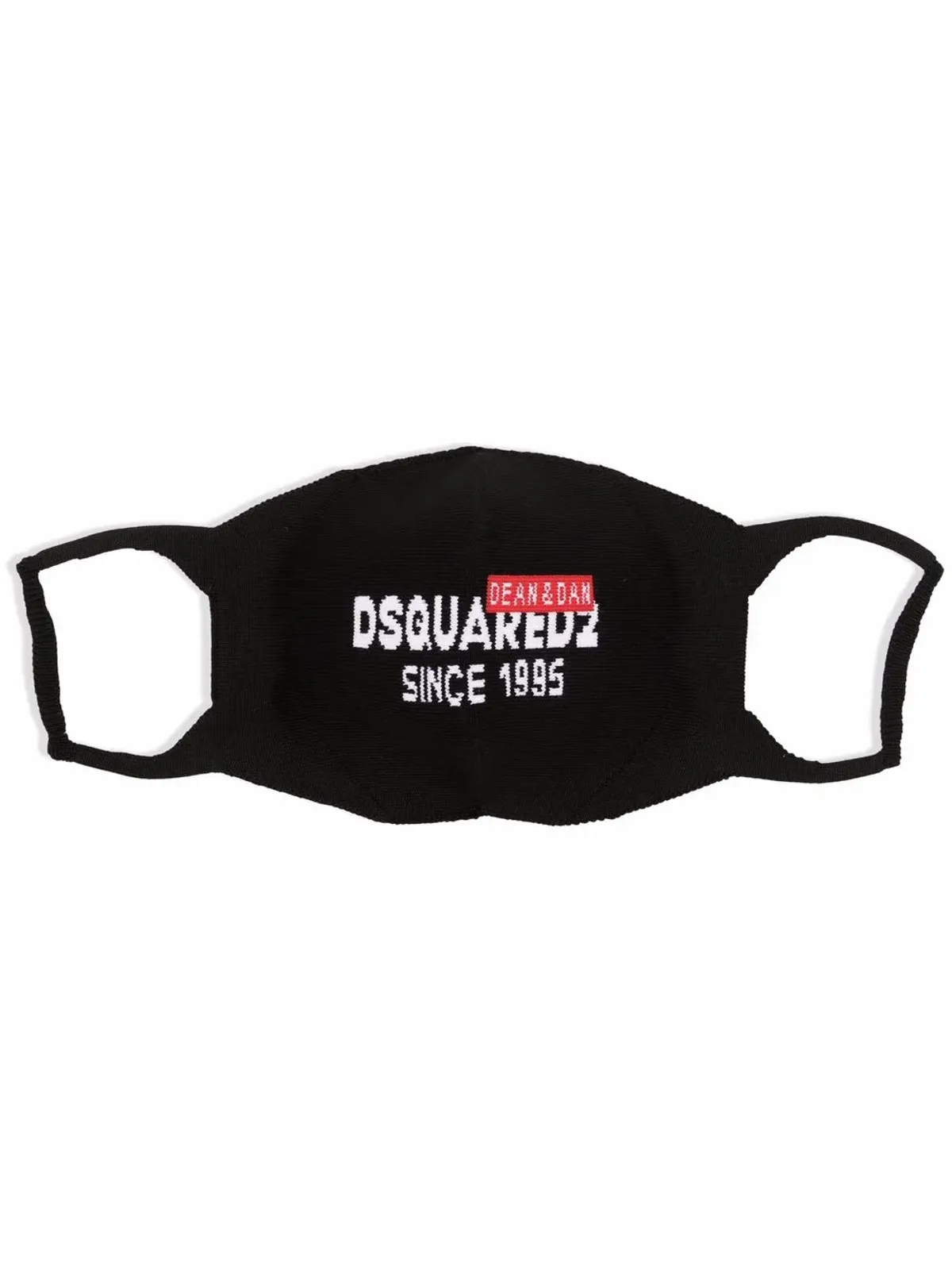 DSQUARED2 インターシャニット ロゴ フェイスマスク - 画像1