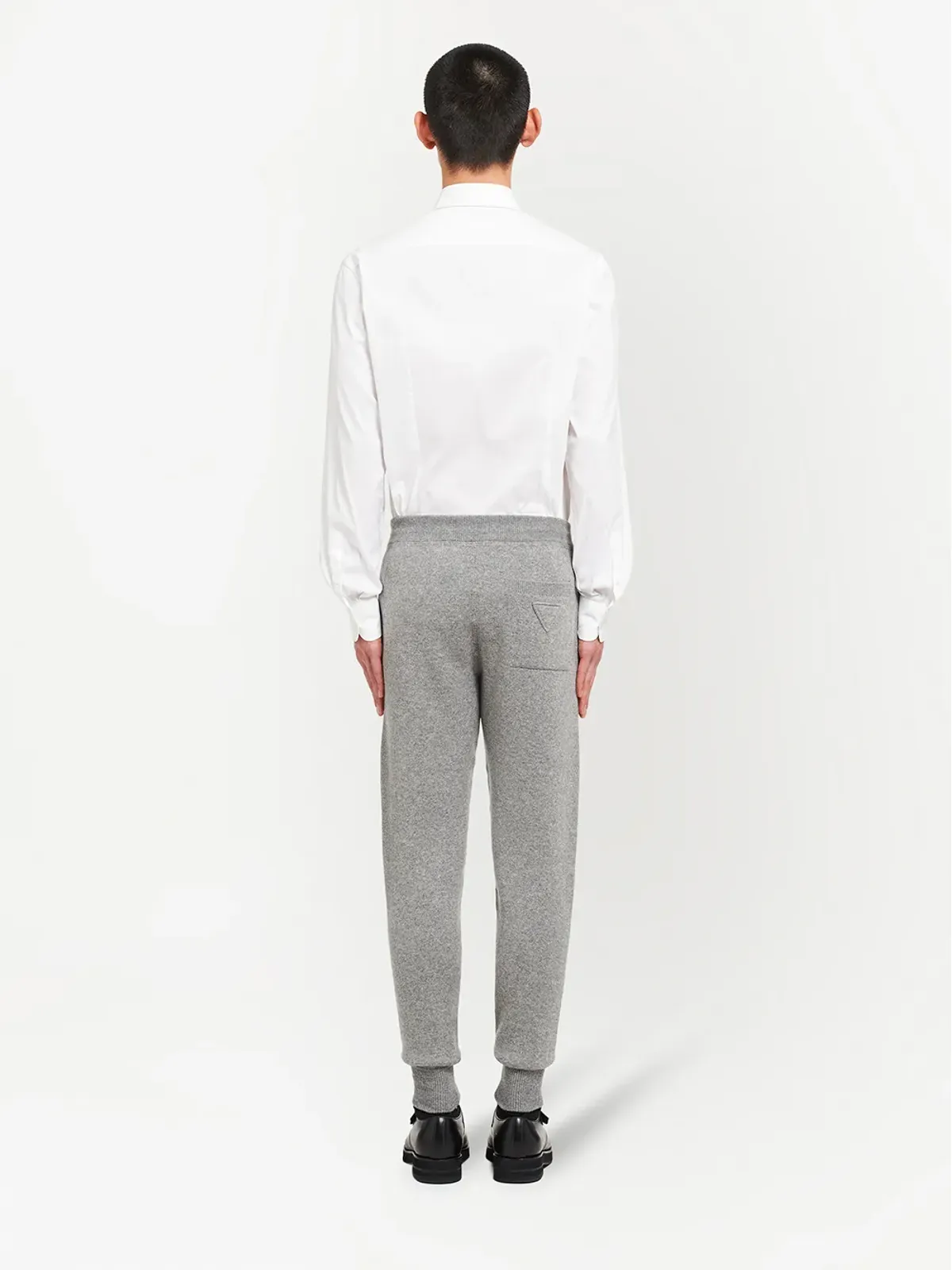 Prada カシミヤ混紡ニット トラックパンツ - 画像4