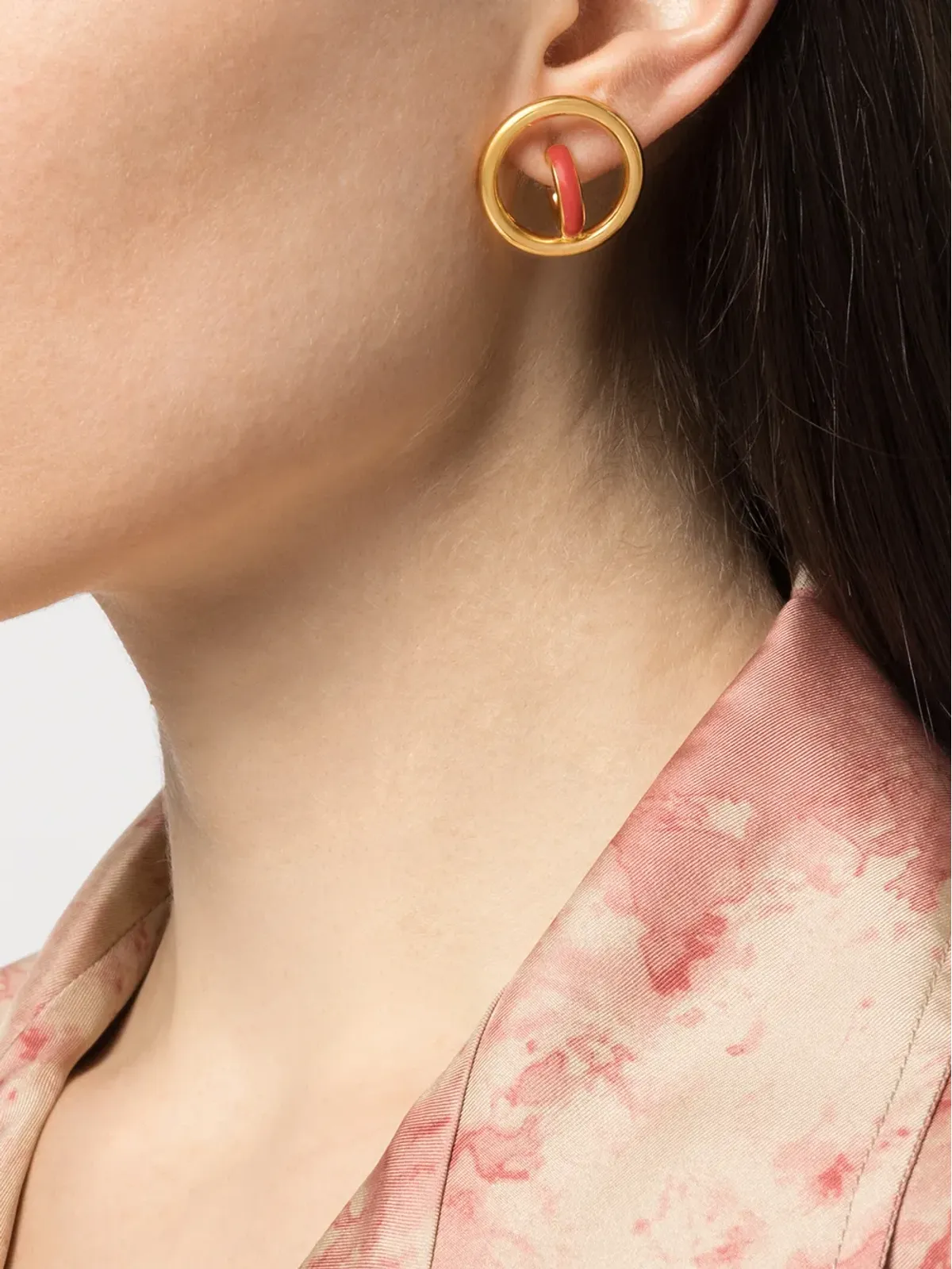 Charlotte Chesnais サターンブロー フープピアス - 画像2