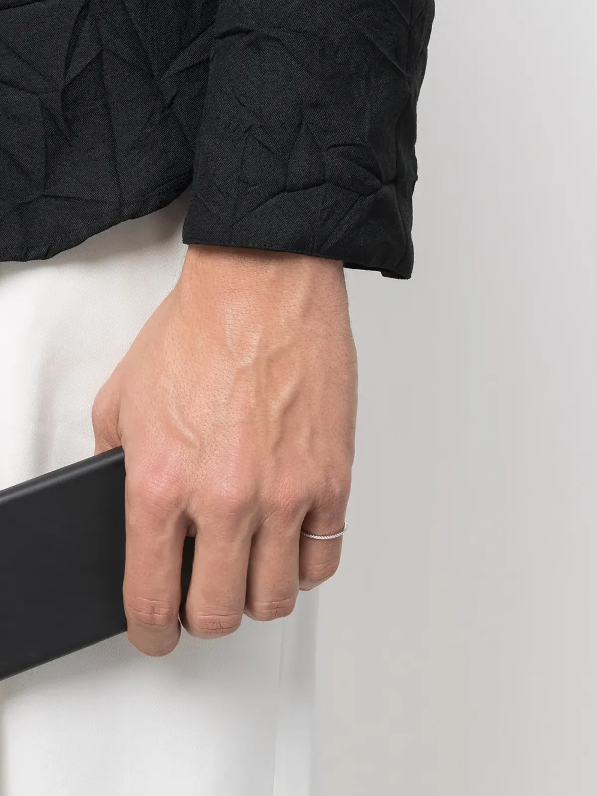 Le Gramme 18ktホワイトゴールド1gダイヤモンドパヴェリング - シルバー - 画像2