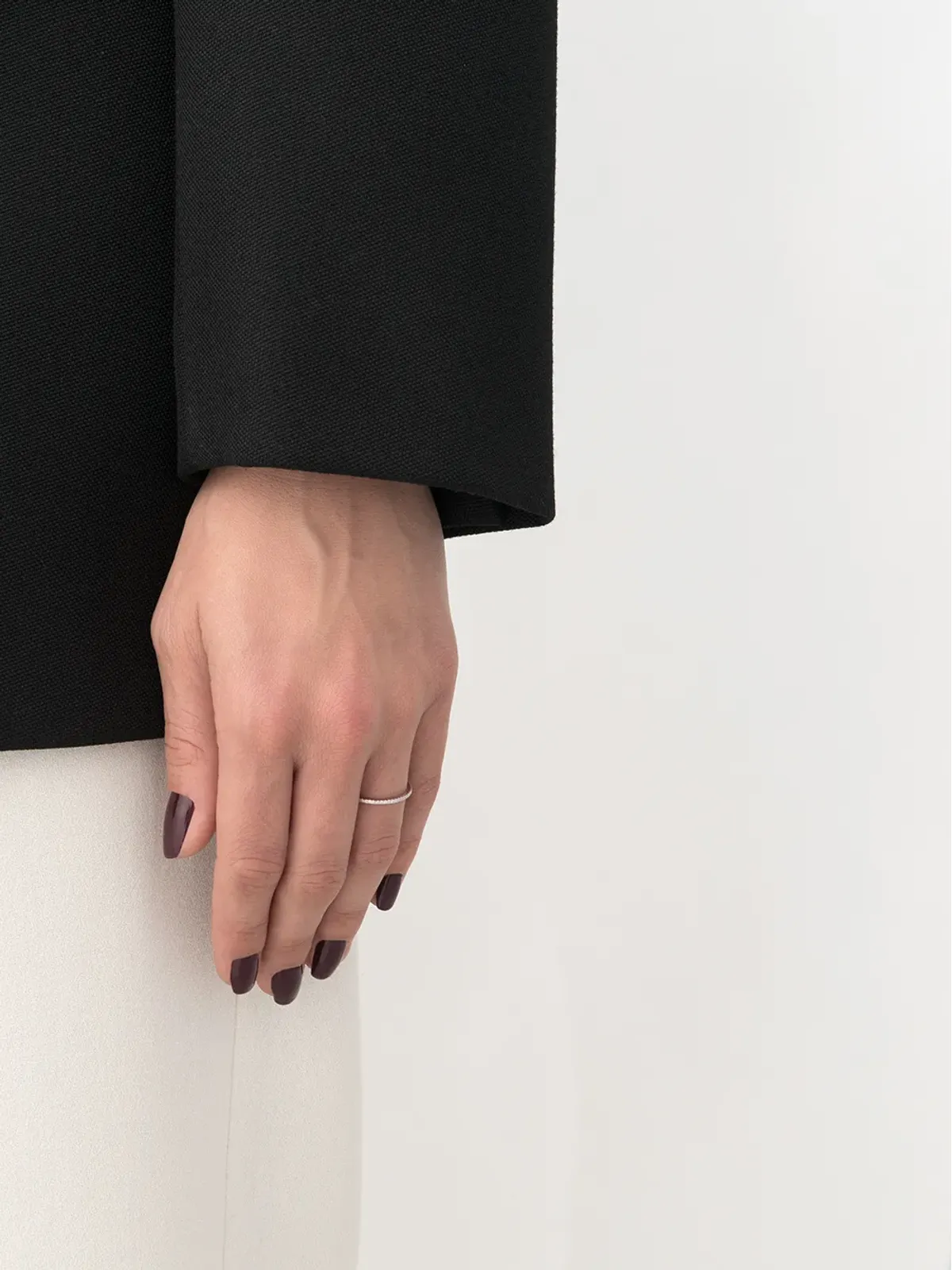 Le Gramme 18ktホワイトゴールド1gダイヤモンドパヴェリング - シルバー - 画像3