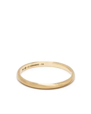 Le Gramme 18kt イエローゴールド ブラッシュ仕上げ ハーフバングルリング - サムネイル1