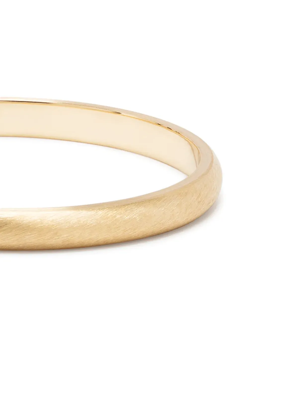 Le Gramme 18kt イエローゴールド ブラッシュ仕上げ ハーフバングルリング - 画像5
