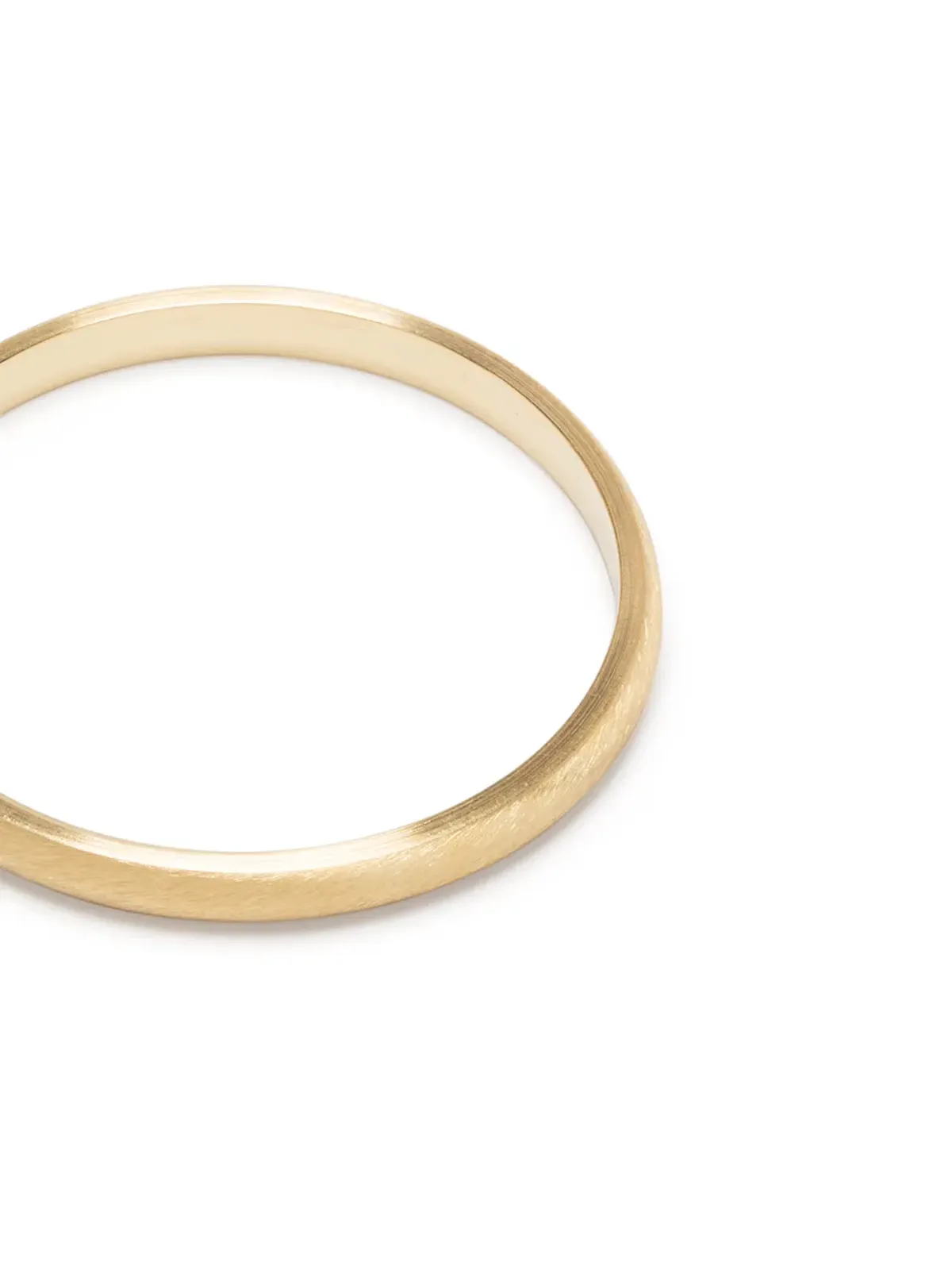 Le Gramme 18kt イエローゴールド ブラッシュ仕上げ ハーフバングルリング - 画像4