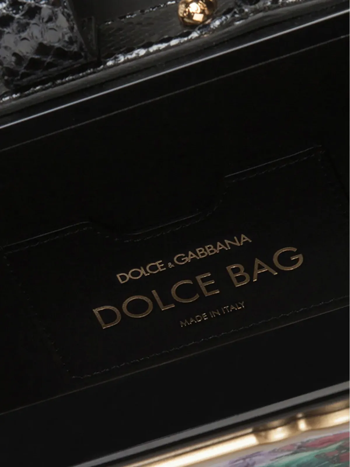 Dolce & Gabbana ポストカード Dolce Box トップハンドル バッグ - 画像4