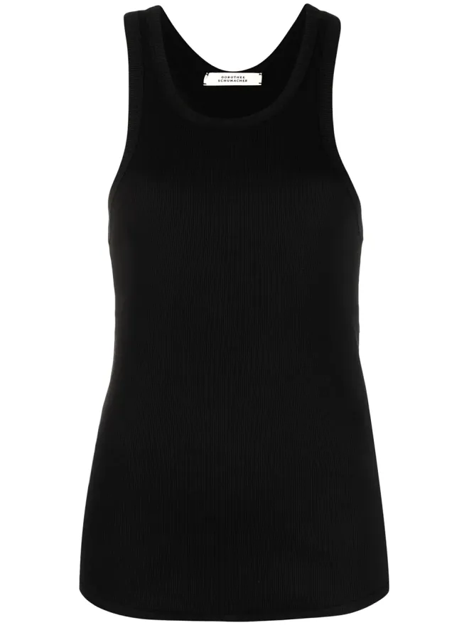 Dorothee Schumacher Dorothee Schumacher リブ編みレーサーバックベストの商品画像
