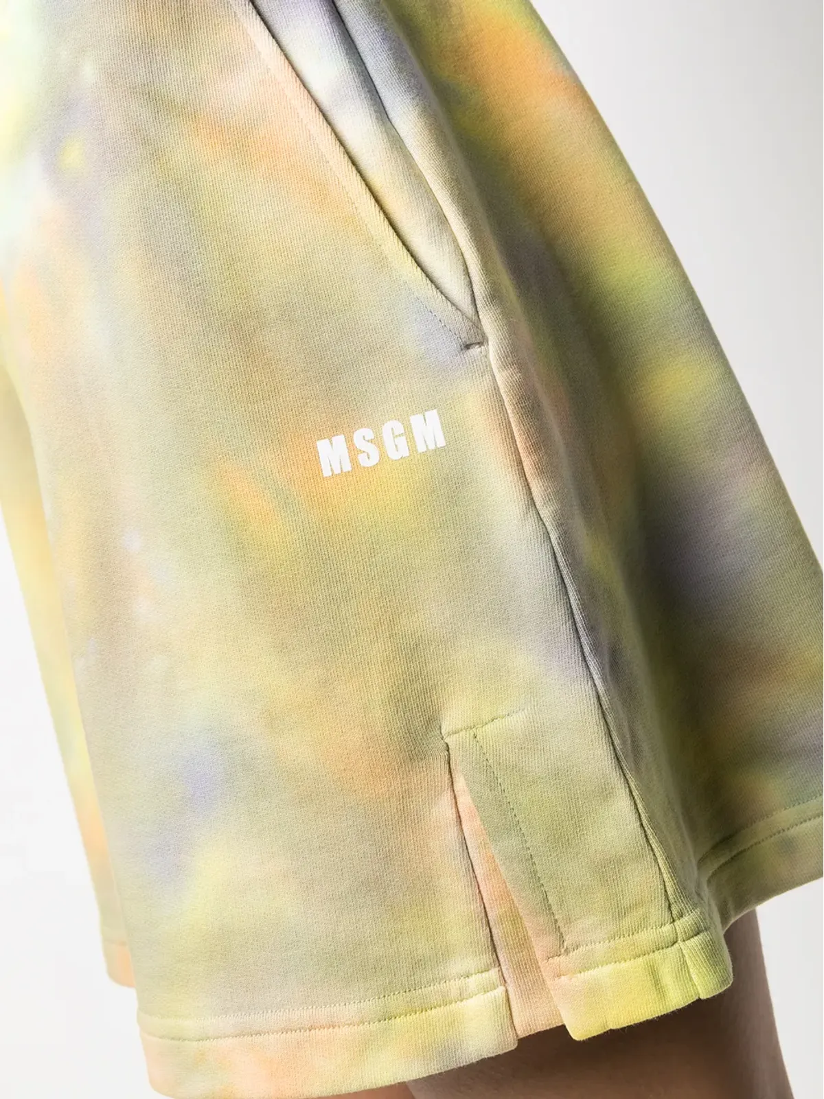MSGM タイダイ柄のトラックショーツ - 画像5