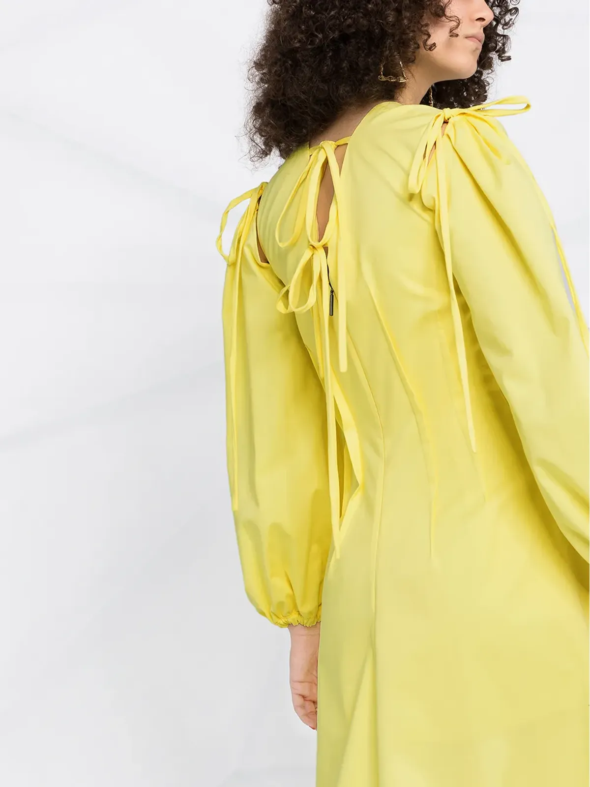 MSGM 長袖Aラインドレス - 画像3