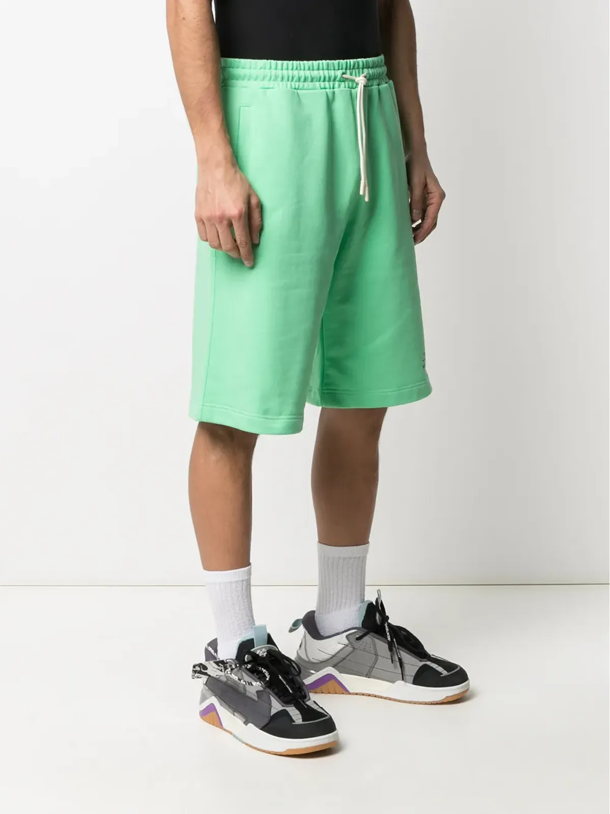 MSGM ロゴプリントショーツ - 画像3