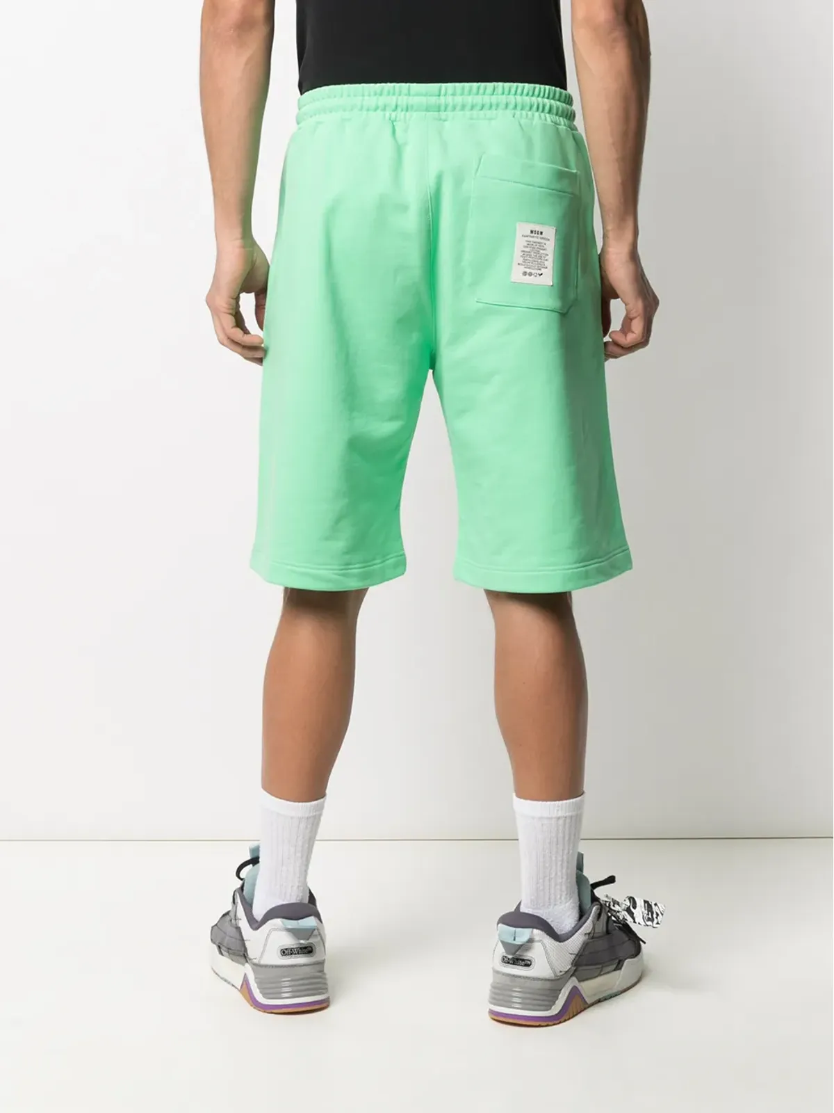 MSGM ロゴプリントショーツ - 画像4