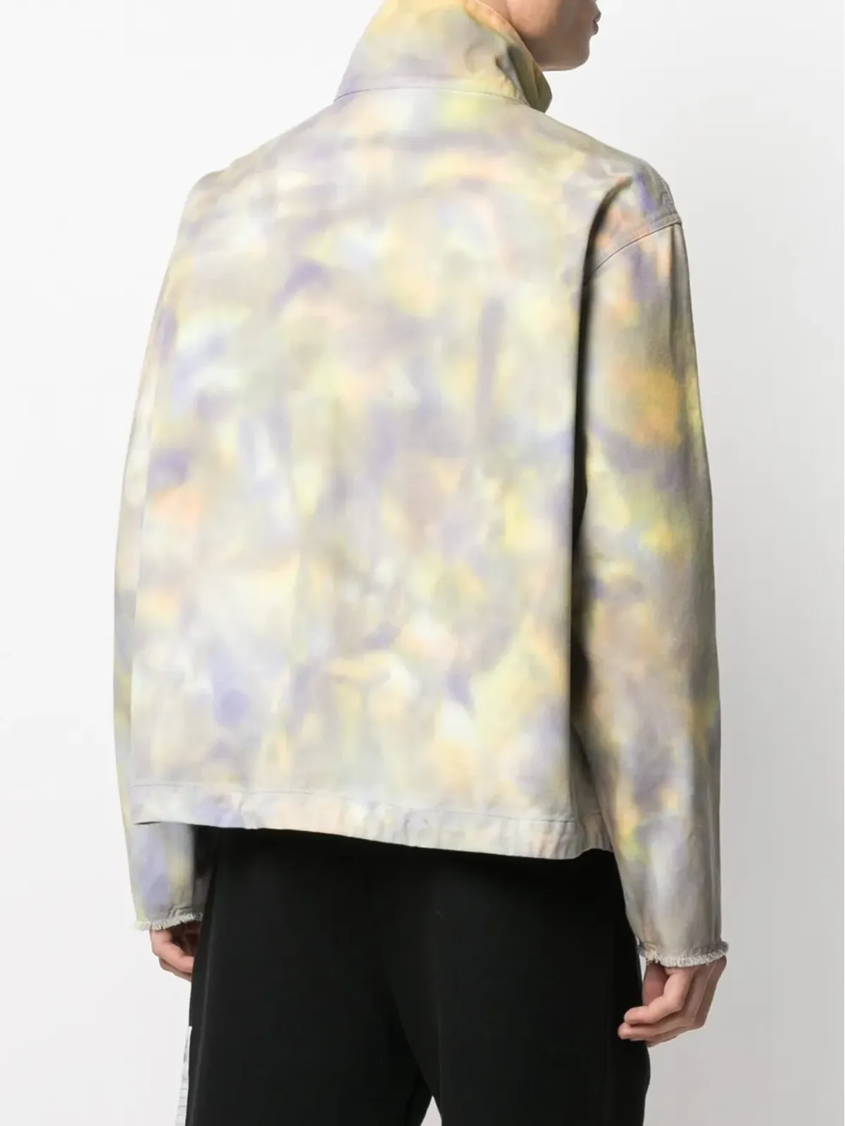 MSGM タイダイ柄ハーフジップスウェットシャツ - 画像5