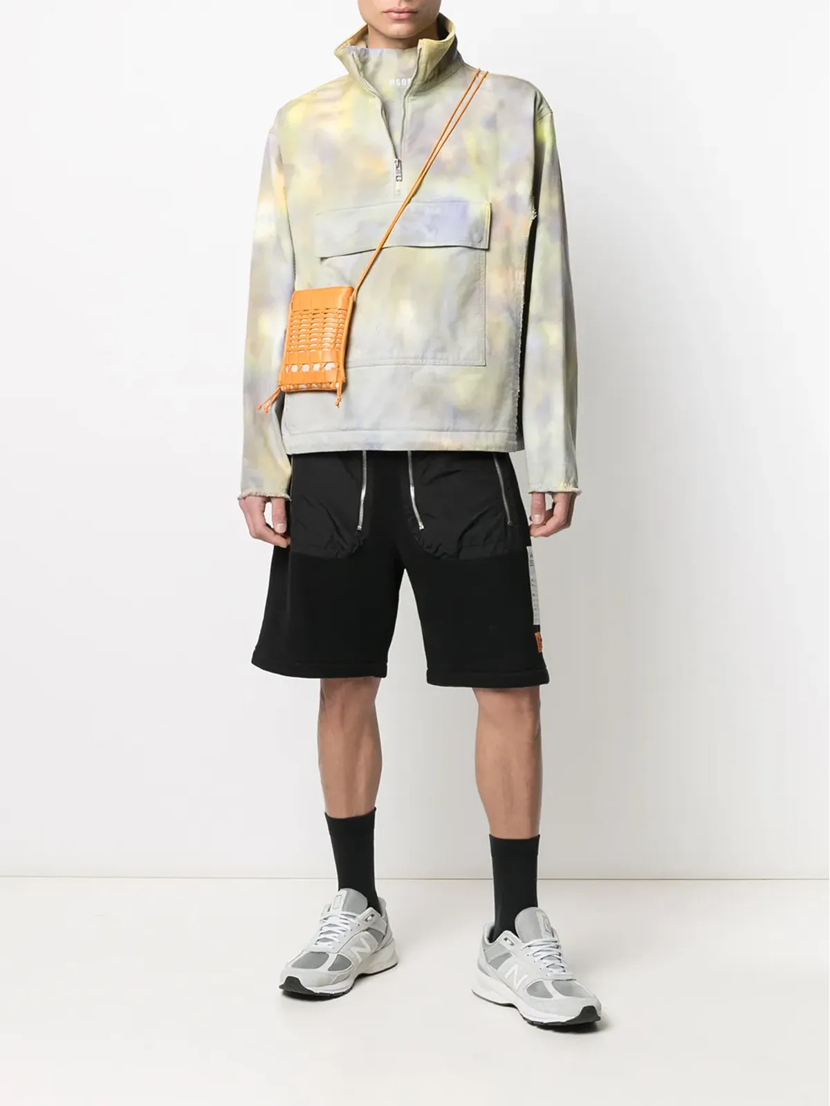 MSGM タイダイ柄ハーフジップスウェットシャツ - 画像2