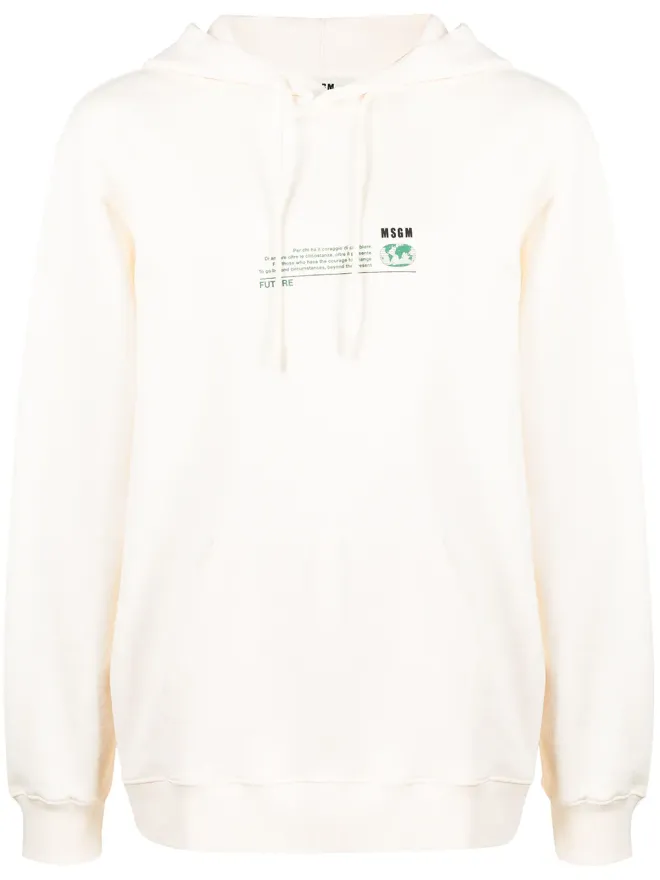 MSGM MSGM ファンタスティックグリーン フューチャープリント フーディーの商品画像