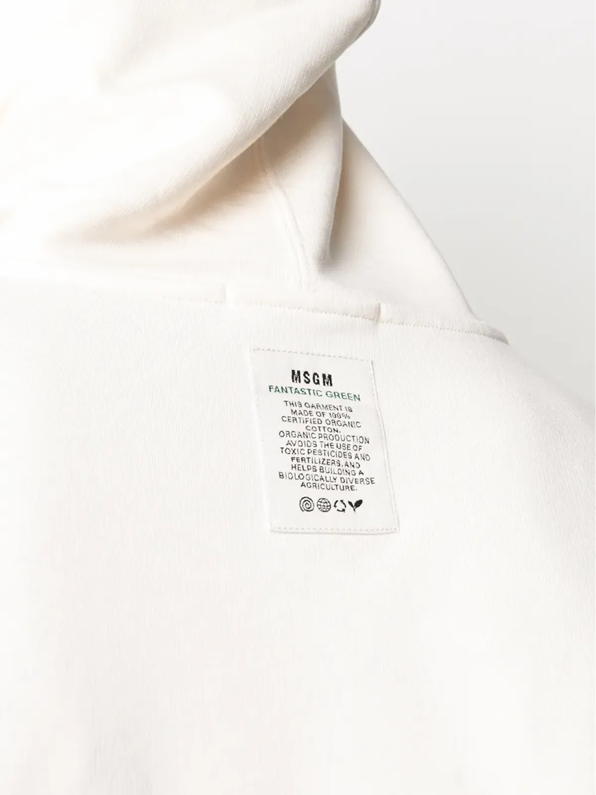 MSGM ファンタスティックグリーン フューチャープリント フーディー - 画像5