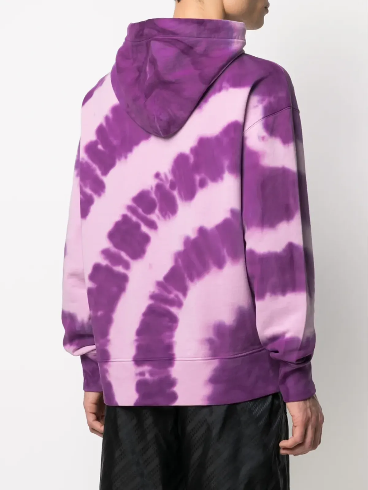 MSGM ロゴプリント タイダイ パーカー - 画像4