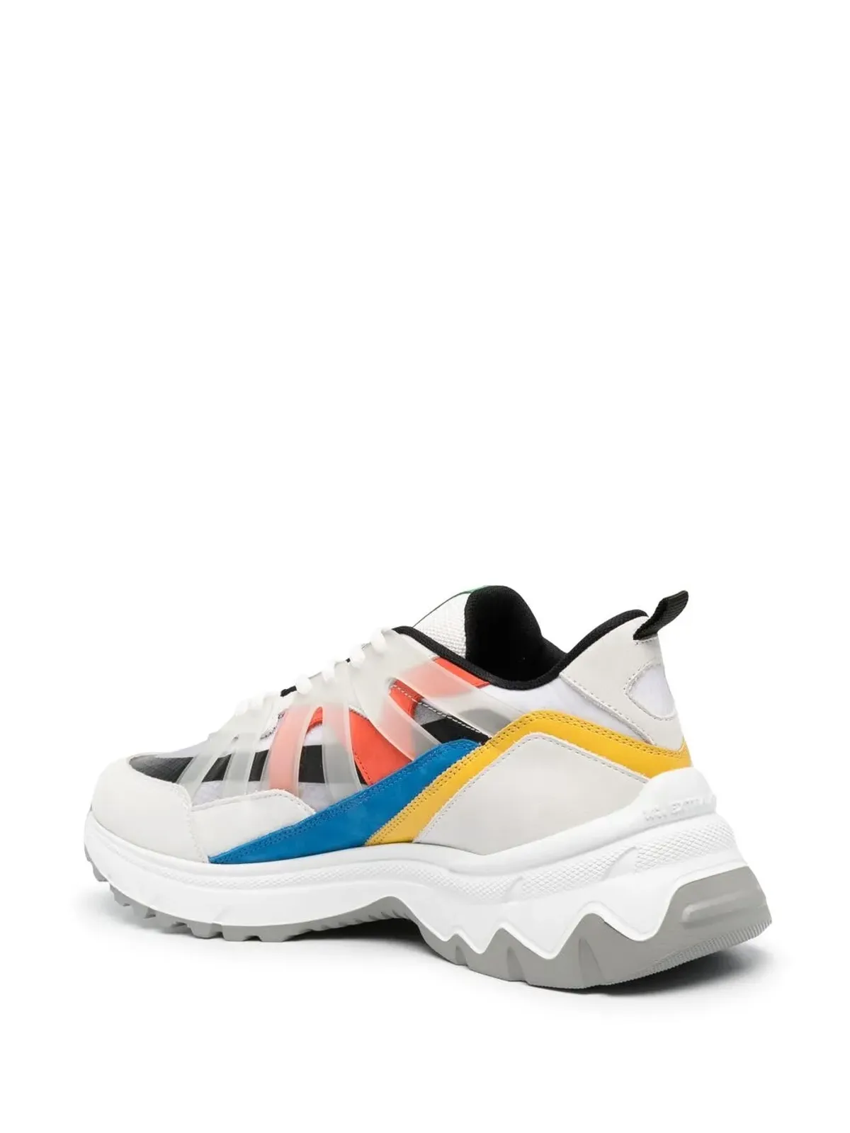 MSGM パネルド ロートップスニーカー - 画像3