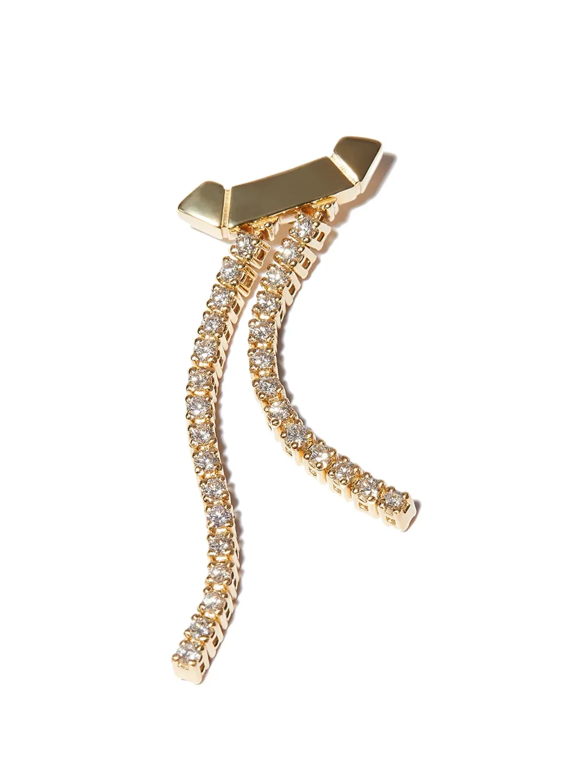 EÉRA 18K イエローゴールド ダイヤモンド ピアス - 画像2