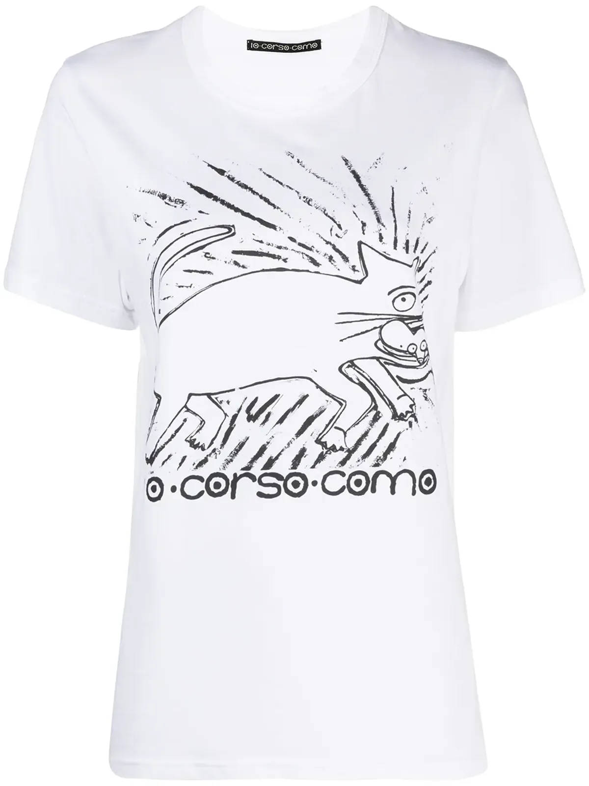 10 CORSO COMO グラフィックプリントTシャツ - White - 画像1