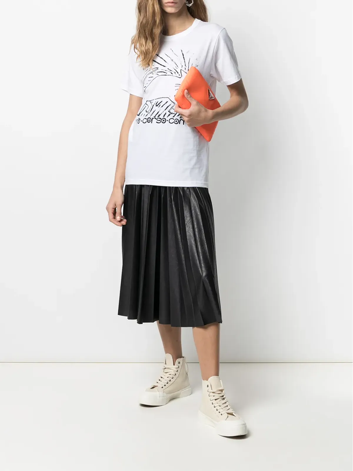 10 CORSO COMO グラフィックプリントTシャツ - White - 画像2