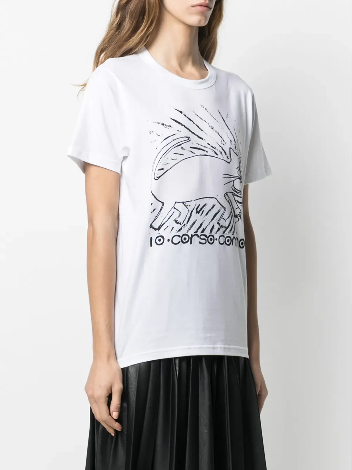 10 CORSO COMO グラフィックプリントTシャツ - White - 画像3