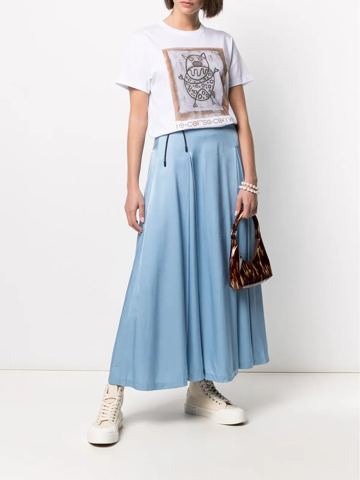 10 CORSO COMO グラフィックプリントTシャツ - 画像2