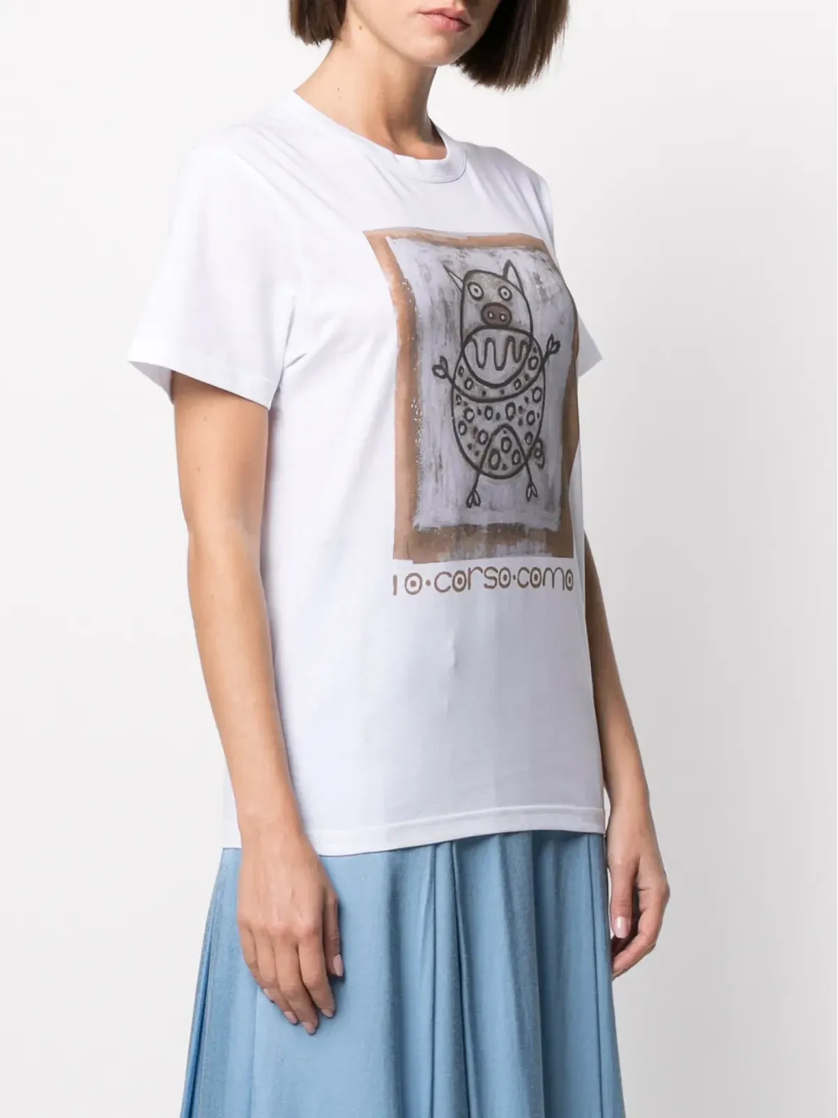 10 CORSO COMO グラフィックプリントTシャツ - 画像3