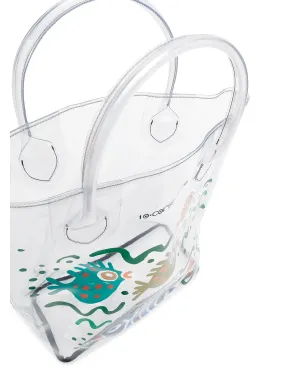 10 CORSO COMO 大型魚柄プリント透明トートバッグ - サムネイル5