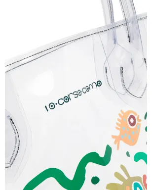 10 CORSO COMO 大型魚柄プリント透明トートバッグ - サムネイル4