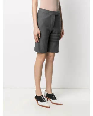 Thom Browne 4-Barストライプツイルショーツ グレー - サムネイル3
