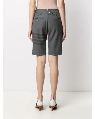 Thom Browne 4-Barストライプツイルショーツ グレー - サムネイル4