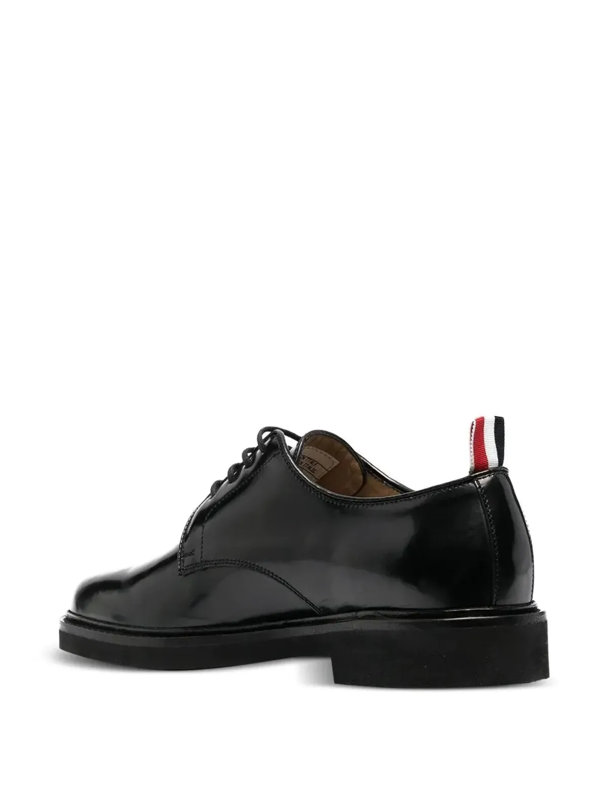 Thom Browne ポリッシュドカーフ ユニフォーム ダービーシューズ - ブラック - 画像4