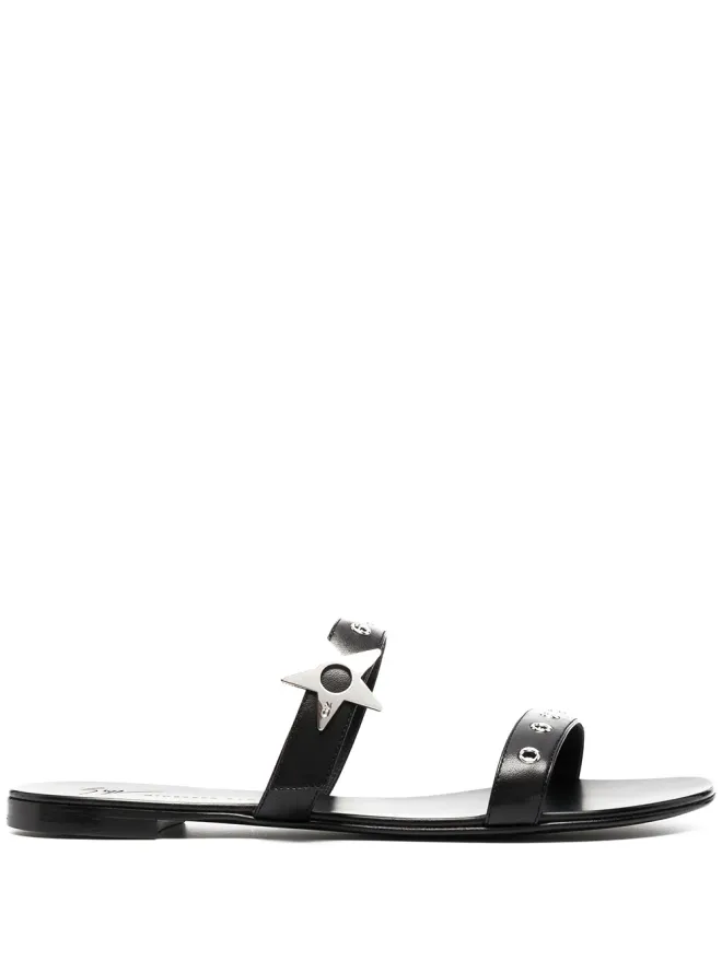 Giuseppe Zanotti Giuseppe Zanotti スターエンベリッシュメント フラットサンダルの商品画像