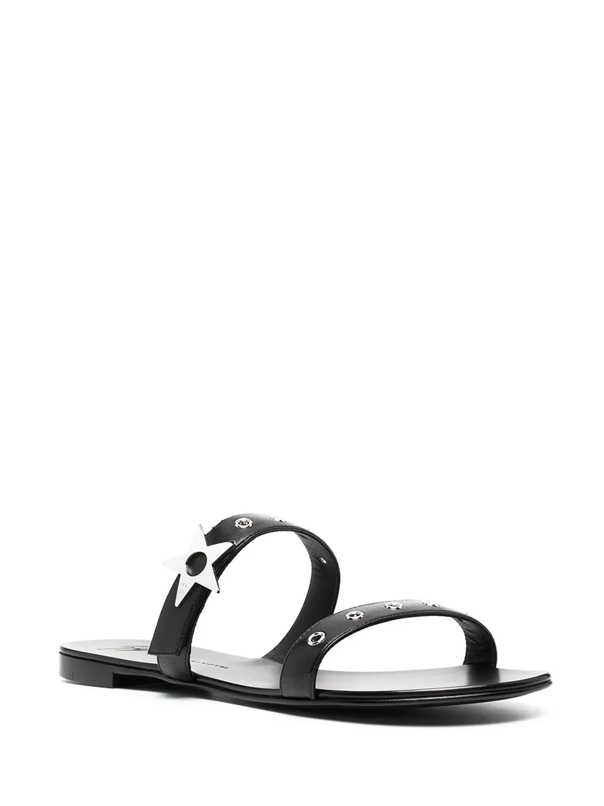 Giuseppe Zanotti スターエンベリッシュメント フラットサンダル - 画像2