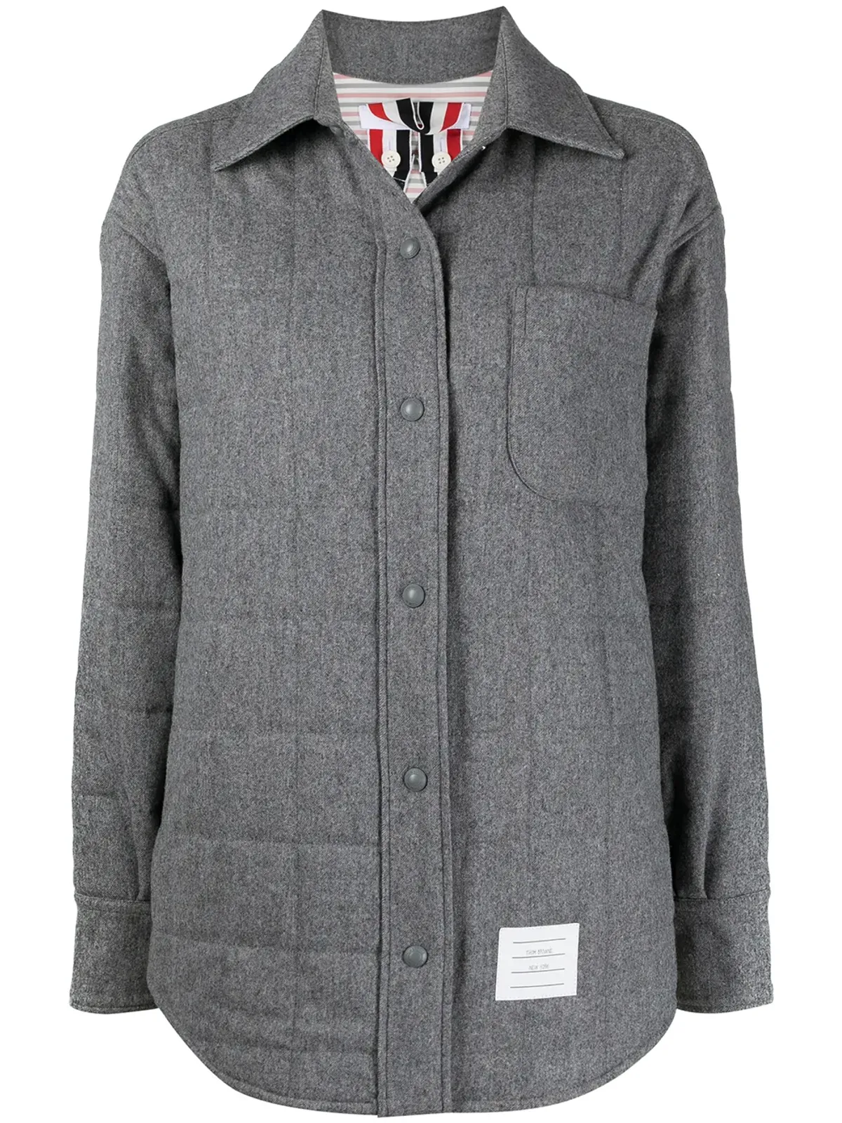 Thom Browne パッド入りシャツジャケット - 画像1