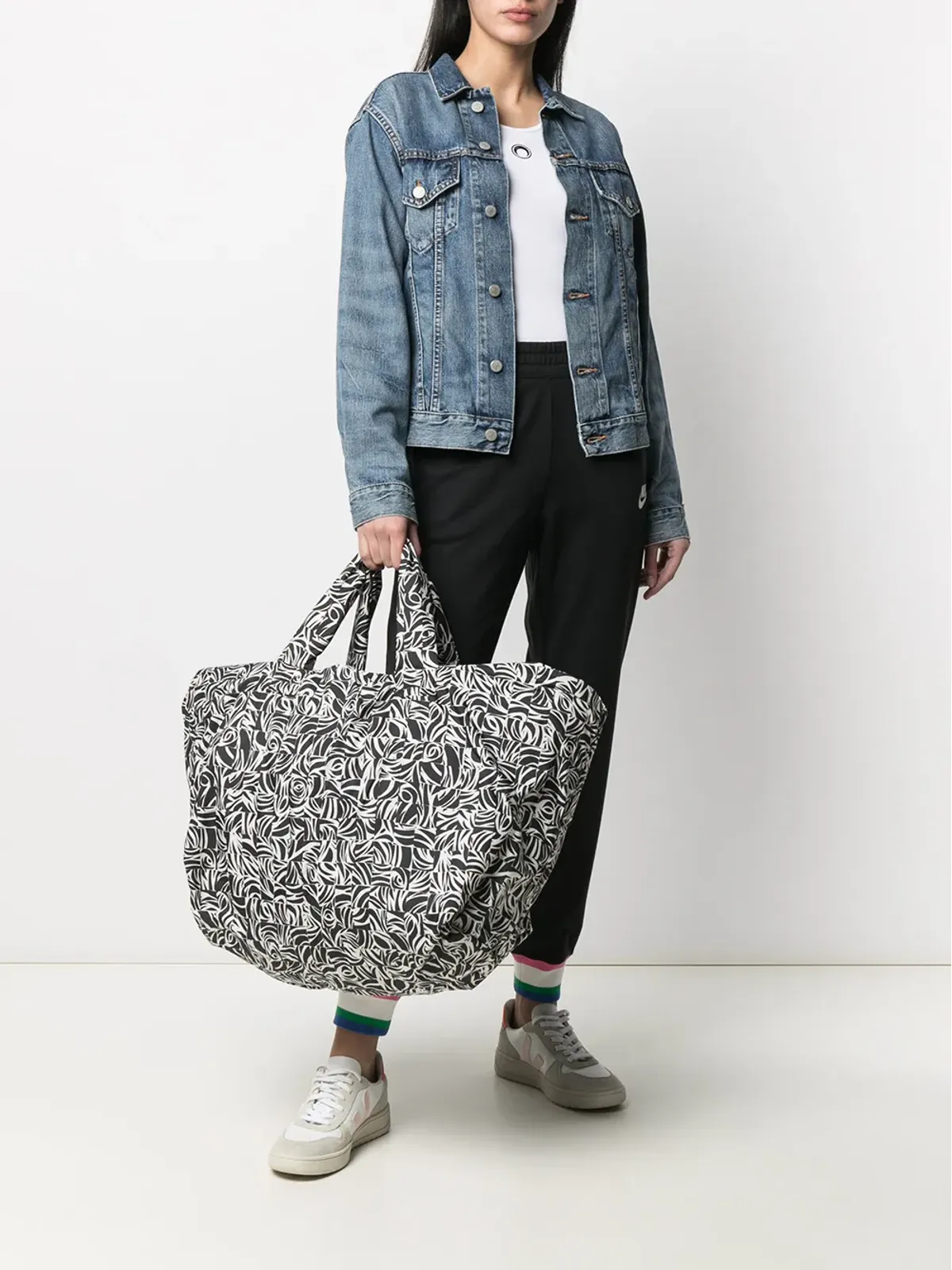 10 CORSO COMO モザイクプリント トートバッグ - 画像2