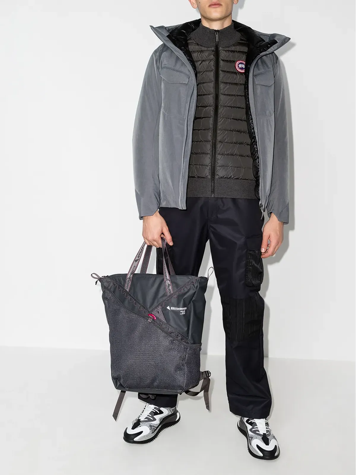 Canada Goose ハイブリッジ ニットパネル パディドベスト - 画像5