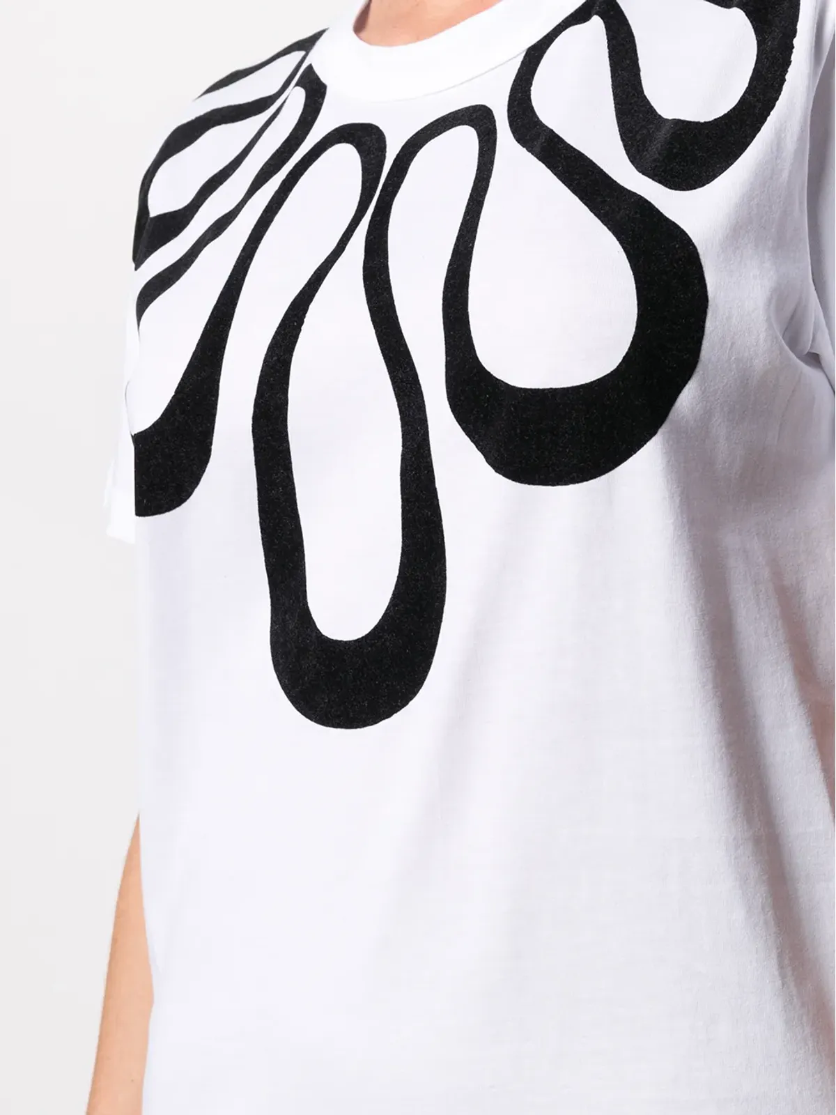 10 CORSO COMO Eden ネックレス柄プリント Tシャツ - 画像5