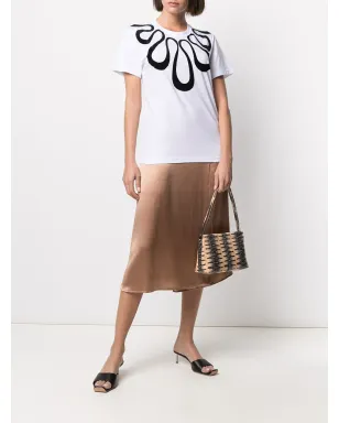 10 CORSO COMO Eden ネックレス柄プリント Tシャツ - サムネイル2