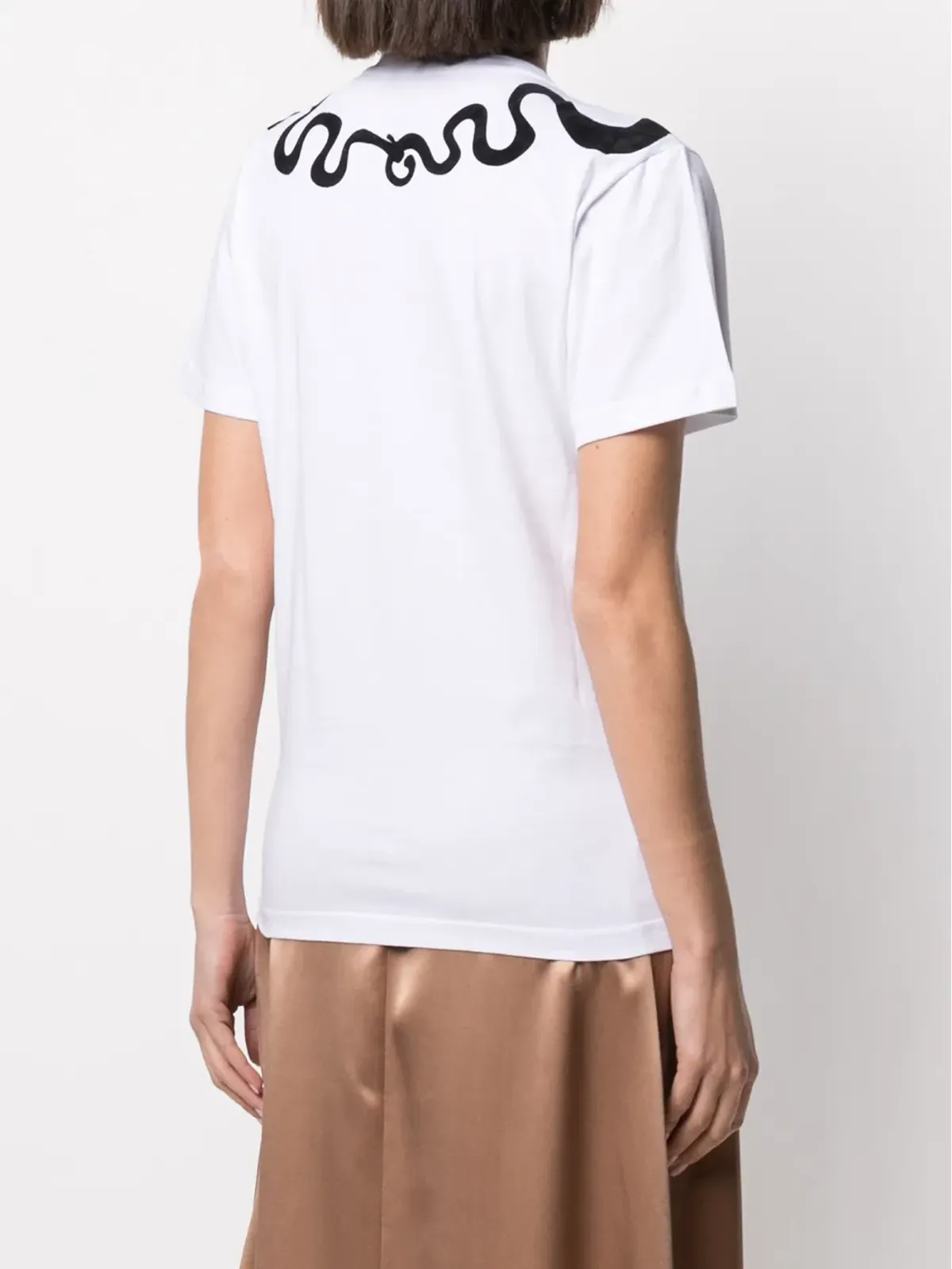 10 CORSO COMO Eden ネックレス柄プリント Tシャツ - 画像4