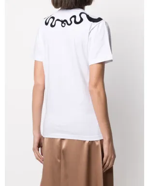 10 CORSO COMO Eden ネックレス柄プリント Tシャツ - サムネイル4