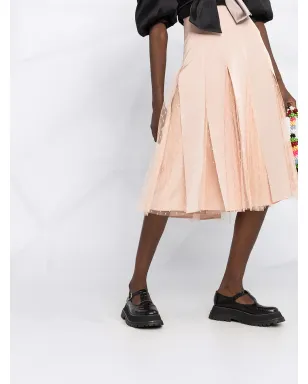 RED Valentino プリーツレース ミディスカート - サムネイル3