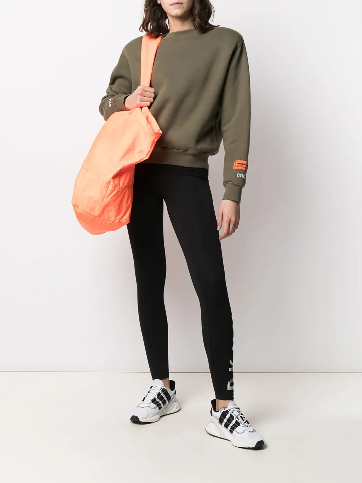 DKNY ミッドライズ トラックパンツ - 画像2