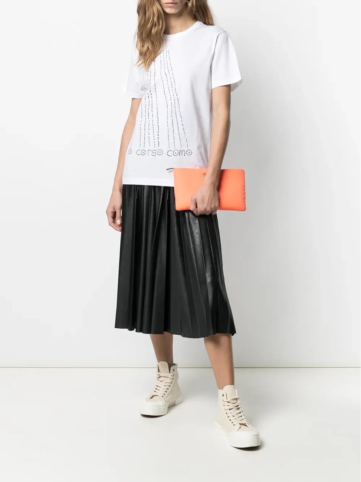 10 CORSO COMO ロゴプリント コットンTシャツ（ホワイト） - 画像2