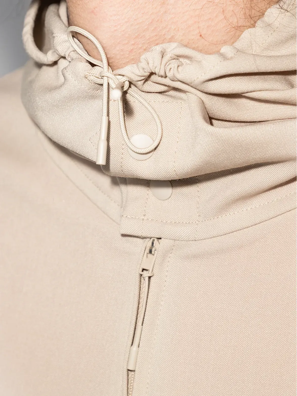 Y-3 ロゴプリント ジップアップ ライトウェイトジャケット - 画像4