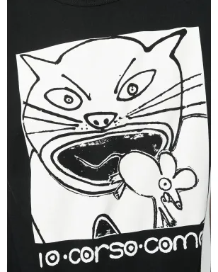 10 CORSO COMO 猫プリント コットン Tシャツ - サムネイル5