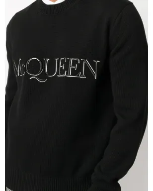Alexander McQueen ロゴ刺繍入りニットセーター - サムネイル5