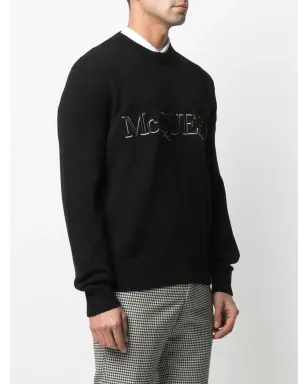 Alexander McQueen ロゴ刺繍入りニットセーター - サムネイル3