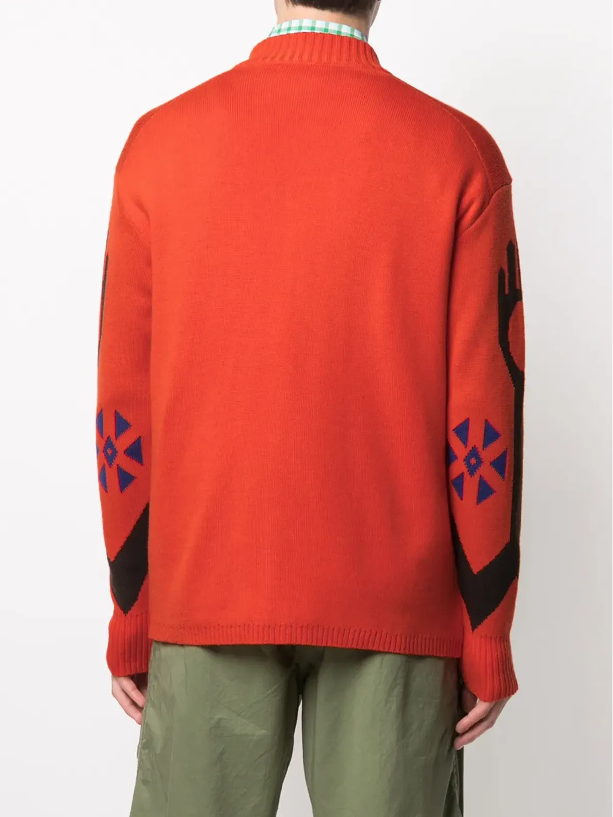 Walter Van Beirendonck Pre-Owned キングジップカーディガン - オレンジ - 画像4